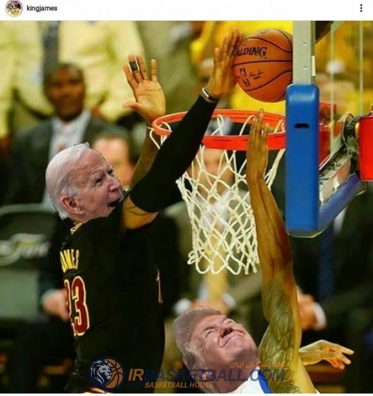 سایۀ بسکتبال NBA در انتخابات آمریکا / جیمز، این بار در زمین ترامپ برد
