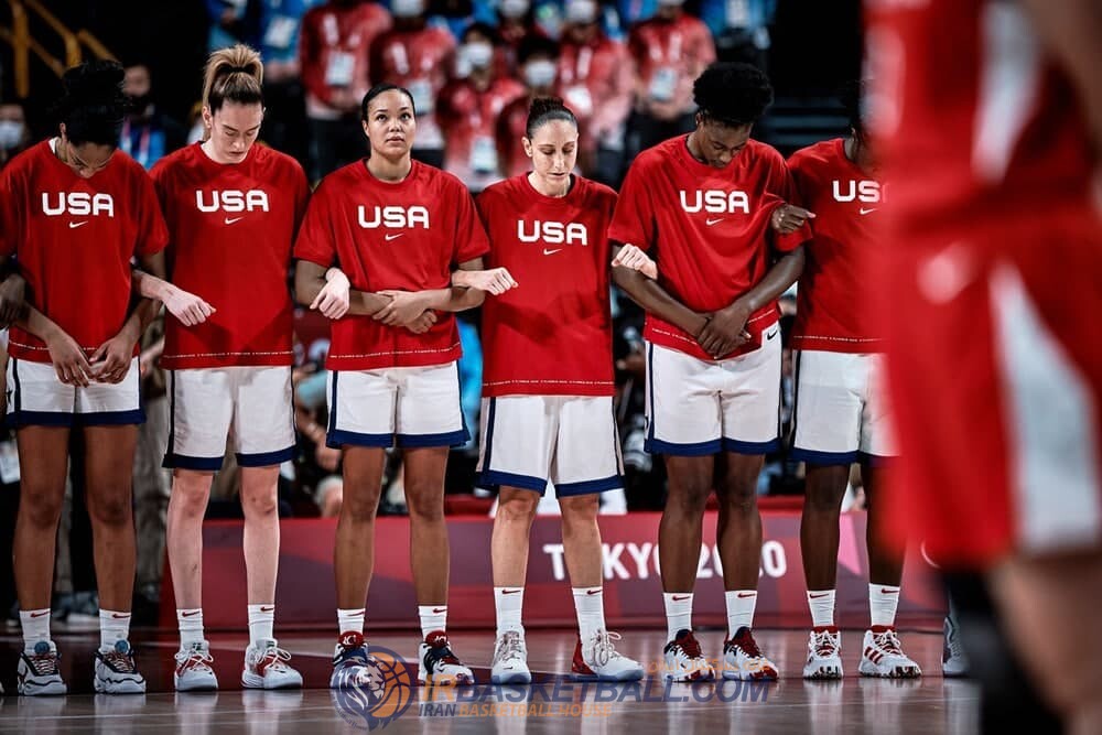 هفتمین طلای پی در پی بسکتبال زنان آمریکا در المپیک توکیو به دست آمد