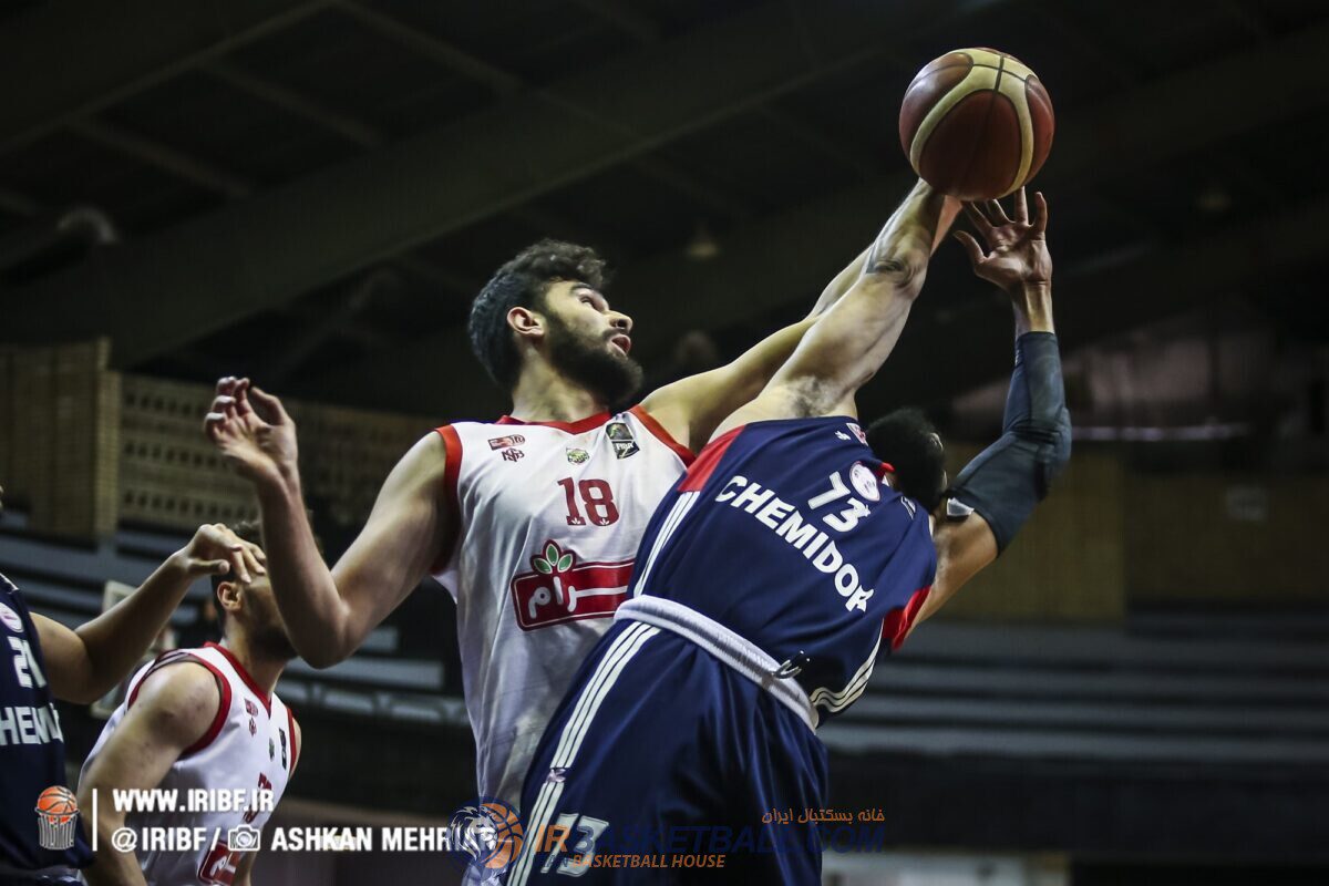 صدرنشینی مهرام در پایان نیم فصل بسکتبال باشگاههای ایران