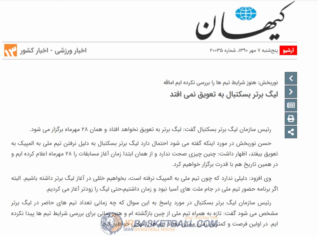 سازمان لیگی که «اولین» نیست / بسکتبال در حباب تاریخ‌سازی