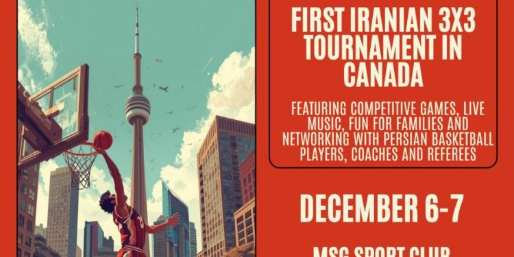 نخستین تورنمنت رسمی بسکتبال ۳×۳ ایرانیان کانادا: «بسکتبال فراتر از مرزها» Iranians in Canada10